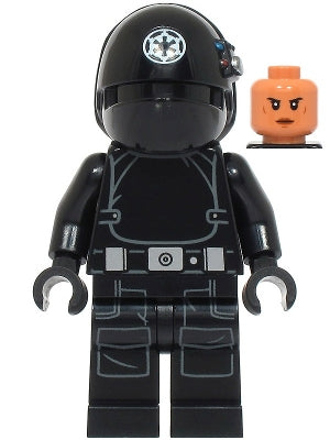 Preowned LEGO® Minifigure – Star Wars sw1376 Imperial Gunner - Helmet with White Imperial Logo, Nougat Head