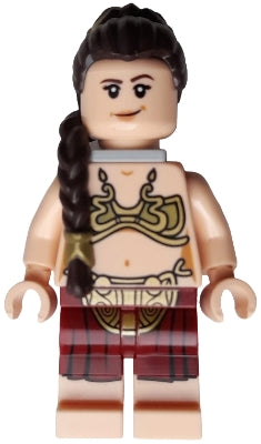 Preowned LEGO® Minifigure – Star Wars sw1389 Princess Leia - Jabba Slave Outfit, Dark Brown Braid over Shoulder