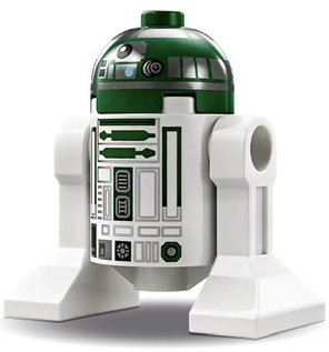 Preowned LEGO® Minifigure – Star Wars sw1400 (Astromech Droid, R4-P44 - Dark Silver Band Around Dome)