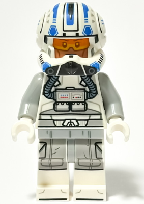 Preowned LEGO® Minifigure – Star Wars sw1401 (Clone Trooper Pilot Captain Jag (Phase 2) - Light Bluish Gray Arms)