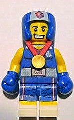 Preowned LEGO® Minifigure – Team GB tgb001 Brawny Boxer Team GB