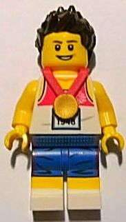 Preowned LEGO® Minifigure – Team GB tgb003 Relay Runner Team GB