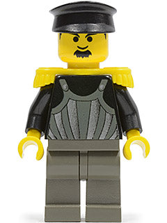 Preowned LEGO® Minifigure – Time Cruisers tim002 Time Twisters Dark Gray Armor w/Silver Str