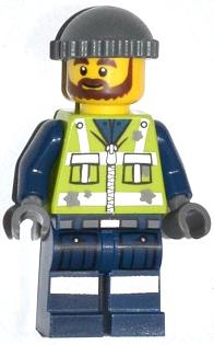 Preowned LEGO® Minifigure – The LEGO® Movie tlm050 Garbage Man Grant