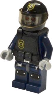 Preowned LEGO® Minifigure – The LEGO® Movie tlm060 Robo SWAT Helmet Body Armor Vest