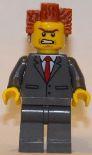 Preowned LEGO® Minifigure – The LEGO Movie tlm084 President Business Buttoned Jacket and Ba