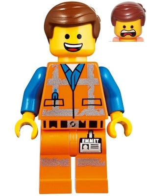 Preowned LEGO® Minifigure – The LEGO® Movie 2 tlm113 Emmet Smile/Scream Worn Uniform