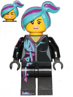 Preowned LEGO® Minifigure – The LEGO Movie 2 tlm201 Lucy Wyldstyle w/Magenta Lined Hoodie M