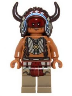 Preowned LEGO® Minifigure – The Lone Ranger tlr003 Red Knee