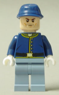 LEGO® Minifigure The Lone Ranger tlr020 Cavalry Soldier Brown Eyebrows Stubble