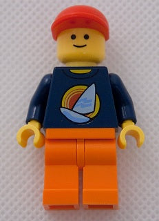 Preowned LEGO® Minifigure – LEGO® Brand tls006 Store Male Surfboard on Ocean Indianapolis