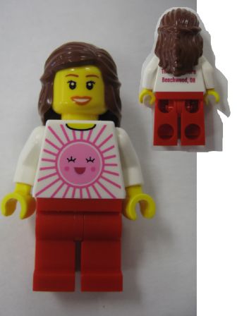 Preowned LEGO® Minifigure – LEGO® Brand tls007 LEGO® Brand Store Female Pink Sun Beachwood