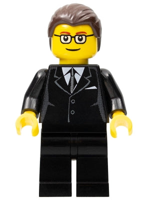 Preowned LEGO® Minifigure – LEGO® Brand tls020 Store Male Dark Brown Hair Liverpool