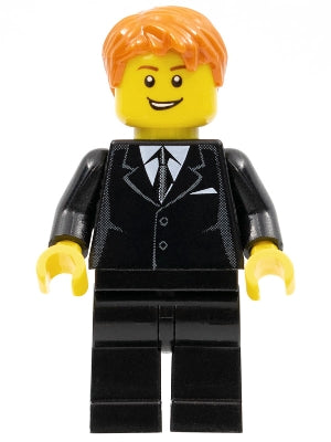 Preowned LEGO® Minifigure – LEGO® Brand tls021 Store Male Dark Orange Hair Liverpool