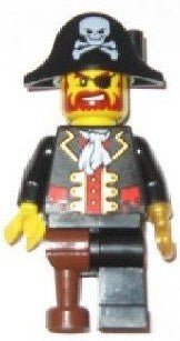Preowned LEGO® Minifigure – LEGO® Brand tls037 Store Male Pirate Captain Brickbeard Vancouv