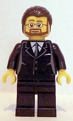 Preowned LEGO® Minifigure – LEGO® Brand tls061 LEGO® Brand Store Male Black Suit Peabody