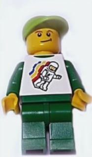 Preowned LEGO® Minifigure – LEGO® Brand tls062 Store Male Classic Space Minifigure Floating