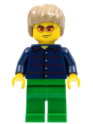 Preowned LEGO® Minifigure – LEGO® Brand tls064 Store Male Plaid Button Shirt {Manchester}