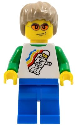 Preowned LEGO® Minifigure – LEGO® Brand tls068 Store Male Classic Space Minifigure Floating