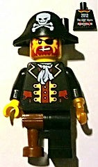 Preowned LEGO® Minifigure – LEGO® Brand tls075 Store Male Pirate Captain Brickbeard Alphare
