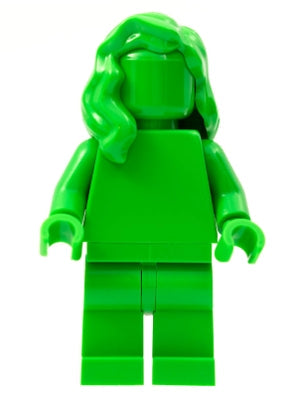 Preowned LEGO® Minifigure – LEGO® Brand tls105 Everyone is Awesome Bright Green (Monochrome
