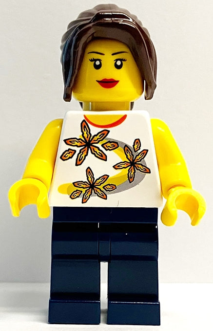 Preowned LEGO® Minifigure – LEGO® Brand tls117 Store Female Yellow Flowers Lynnwood
