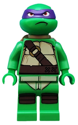 Preowned LEGO® Minifigure – Teenage Mutant Ninja Turtles tnt019 Donatello Frown
