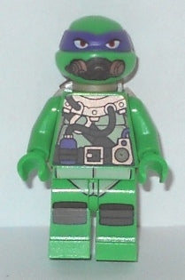 Preowned LEGO® Minifigure – Teenage Mutant Ninja Turtles tnt031 Donatello Scuba Gear