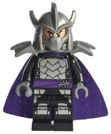 Preowned LEGO® Minifigure – Teenage Mutant Ninja Turtles tnt035 Shredder Dark Purple Cape