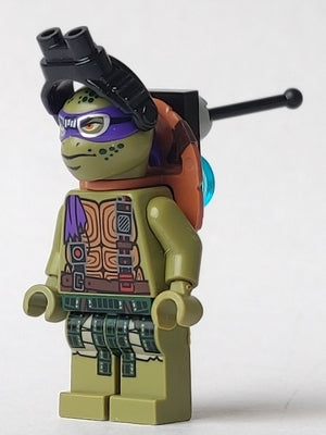 Preowned LEGO® Minifigure – Teenage Mutant Ninja Turtles tnt050 Donatello w/Goggles and Pac