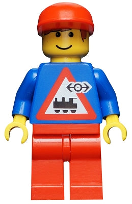 Preowned LEGO® Minifigure – Train trn063 Railway Employee 7