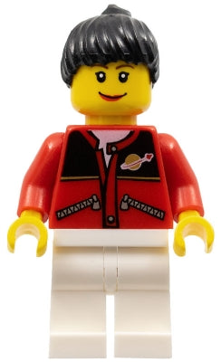 LEGO® Minifigure Town twn056 Red Jacket w/Zipper Pockets and Classic Space Logo