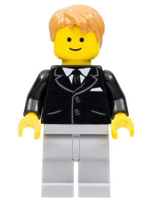 Preowned LEGO® Minifigure – Town twn252a Bank Secretary Suit w/Pockets