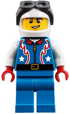 Preowned LEGO® Minifigure – Town twn306 Daredevil Pilot