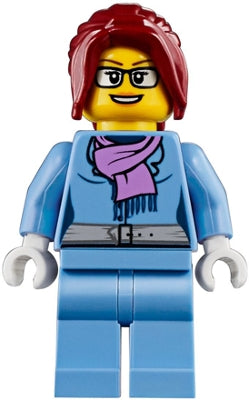 Preowned LEGO® Minifigure – Town twn317 Winter Vacationer Female