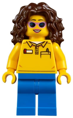Preowned LEGO® Minifigure – Town twn319 Coaster Operator Female