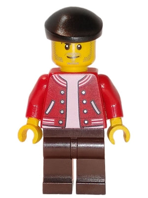 Preowned LEGO® Minifigure – Town twn402 NEWsstand Operator