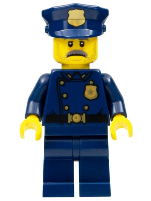 Preowned LEGO® Minifigure – Town twn404 Police Officer Moustache (1940s Era)