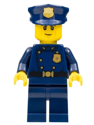 Preowned LEGO® Minifigure – Town twn405 Police Officer Smirk (1940s Era)