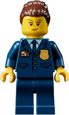 Preowned LEGO® Minifigure – Town twn406 Police Officer Female