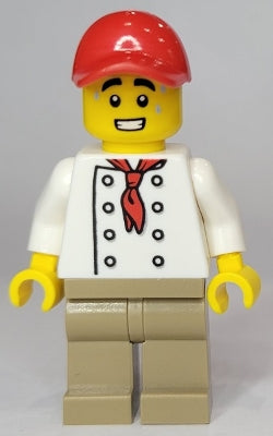 Preowned LEGO® Minifigure – Town twn433 Hot Dog Vendor