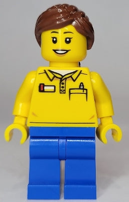 Preowned LEGO® Minifigure – Town twn435 Loop Coaster Ride Operator