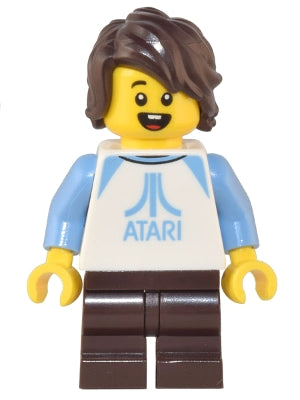 Preowned LEGO® Minifigure – Town twn444 Atari Video Game Player