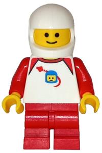 Preowned LEGO® Minifigure – Town twn467 Child Classic Space Shirt w/Red Sleeves Red Medium