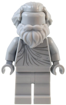 Preowned LEGO® Minifigure – Town twn486 Natural History Museum Statue Hair Swept Back Beard
