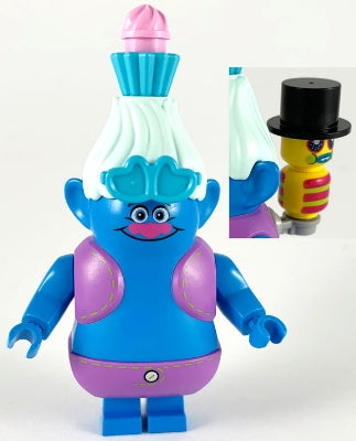 Preowned LEGO® Minifigure – Trolls World Tour twt003 Biggie & Mr. Dinkles
