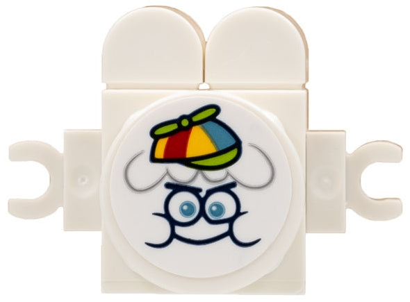 Preowned LEGO® Minifigure – Trolls World Tour twt017s1 Cloud Baby White w/Sticker 1