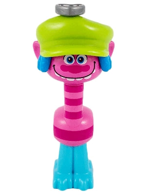 Preowned LEGO® Minifigure – Trolls World Tour twt024 Cooper w/Flat Silver Heart