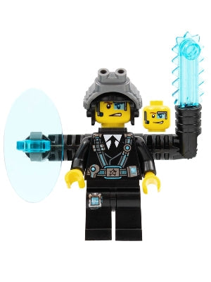 Preowned LEGO® Minifigure – Ultra Agents uagt013 Agent Curtis Bolt Complete No Sticker on S