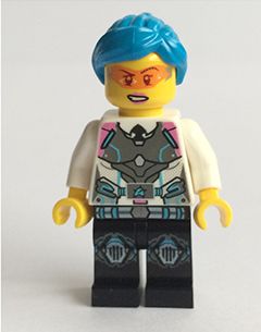 Preowned LEGO® Minifigure – Ultra Agents uagt029 Agent Caila Phoenix Dark Azure Hair